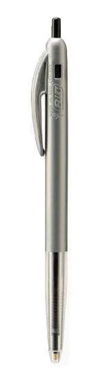 Bic Clic Ball Point Pen - Black, Medium 1.0mm Tip 10 Pens