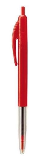 Bic Clic Ball Point Pen - Red, Medium 1.0mm Tip 10 Pens