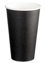 Single Wall PE Paper Cups - Black, 16oz, 510ml 50 Cups *90mm Diameter
