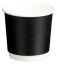 Double Wall PE Paper Cups - White, 4oz, 120ml 25 Cups *62mm Diameter