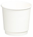 Double Wall PE Paper Cups - Black, 4oz, 120ml 25 Cups *62mm Diameter