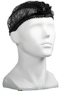 Polypropylene Crimp Hats - Black, 530mm Wide, 12gsm 100 Hats/Pack   