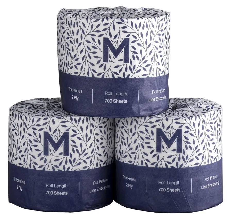 Wrapped Toilet Tissue Roll