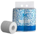 Unwrapped Toilet Tissue Roll (12 Packs of 4)
