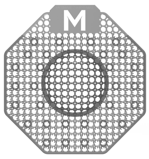 [MPH28802] Scented Enzyme Block Urinal Screen - Grey, Executive