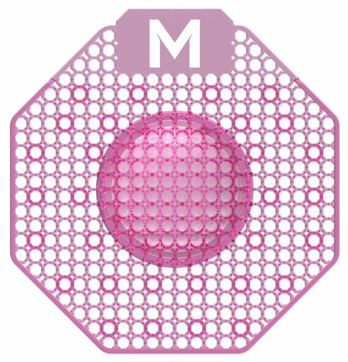 [MPH28806] Scented Enzyme Block Urinal Screen - Pink, Mango