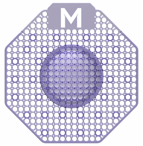 [MPH28805] Scented Enzyme Block Urinal Screen - Purple, Ocean Mist