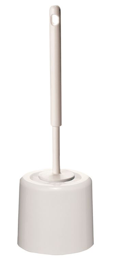 [MPH33470] Round Toilet Tidy Brush Set - White