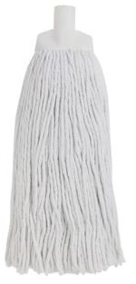 [MPH33205] Cut Cotton Mop Head - White, 400g / 300mm 