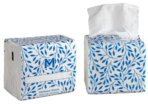 [MPH27241] Matthews Interleave Toilet Tissue - White, 2 Ply, 250 Sheets (9000) *Dispenser Pack