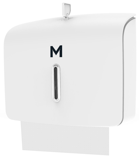 [MPH27460] Matthews Mini Slimfold Towel Dispenser - White, 300 Sheet Capacity (1)