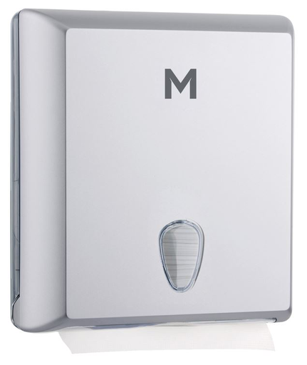 [MPH27466] Matthews Regular Slimfold Dispenser - Silver, 450 Sheet Capacity (1) 