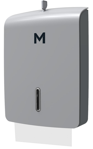 Matthews Tall Slimfold Towel Dispenser - Silver, 600 Sheet Capacity (1)