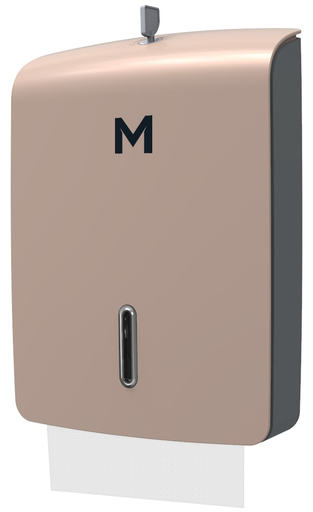 Matthews Tall Slimfold Towel Dispenser - Gold, 600 Sheet Capacity (1)