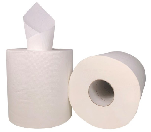 [MPH27000] Centre Feed Paper Towel - White, 210mm x 300m, 1 Ply, 25gsm (6pac) *Perforated 