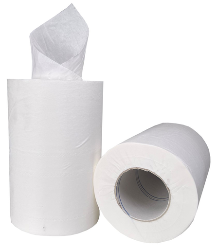 [MPH27040] Mini Centre Feed Paper Towel - White, 210mm x 75m, 2 Ply, 40gsm (12pac) *Perforated 