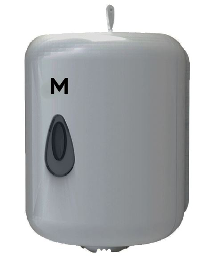 [MPH27433] Matthews Centre Feed Towel Dispenser - Silver, 1 Roll Capacity (1)