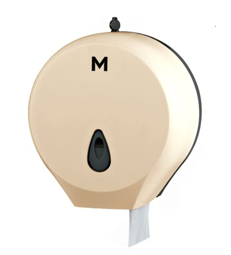 [MPH27550] Matthews Single Jumbo Roll Dispenser - Gold, 1 Roll Capacity (1)