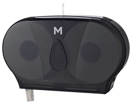 Matthews Double Jumbo Roll Dispenser - Black, 2 Roll Capacity (1)