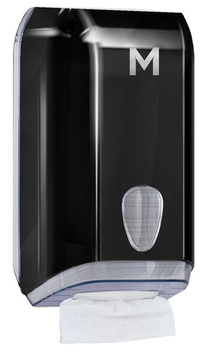 [MPH27522] Matthews Interleave Toilet Tissue Dispenser - Black, 700 Sheet Capacity (1)