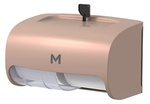 [MPH27533] Matthews Horizontal Toilet Roll Dispenser - Gold, 2 Roll Capacity (1)
