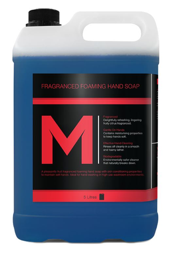 Fragranced Foaming Hand Soap - Clear, 5L Refill Bottle    