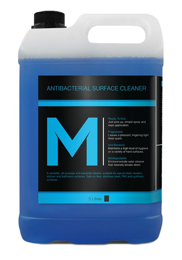 Antibacterial Surface Cleaner - Blue, 5L Refill Bottle