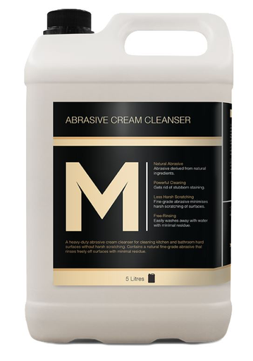 Abrasive Cream Cleanser - White, 5L Refill Bottle