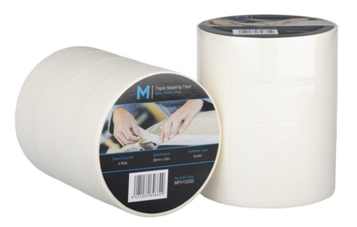 General Purpose Masking Tape - Cream, 36mm x 50m x 130mu *2 Day Removal
