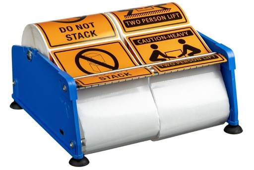 [MPH15137] Adhesive Label Dispenser - Blue, 200mm Width *Fits 2 Rolls