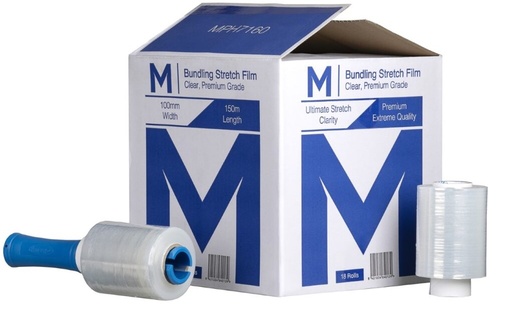 [MPH7160] Cast Bundling Film - Clear, 100mm x 150m x 23mu