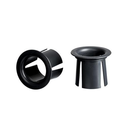 [MPH8800] Plastic Hand Stretch Film End Caps - Black, Fits All Rolls Set