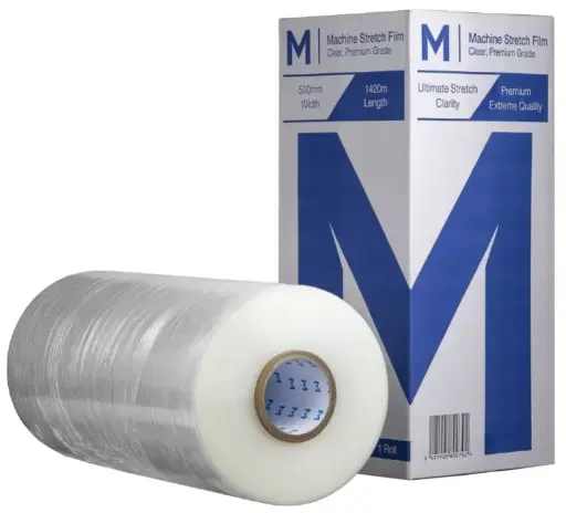 [MPH9240] Cast Machine Stretch Film - Clear, 500mm x 1420m x 23mu (1) 