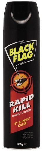 Black Flag Insect Spray Rapid Kill - Black, 300g