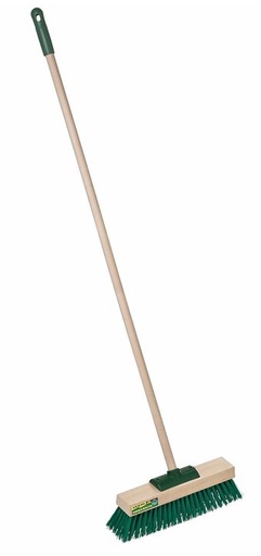 [MPH33860] Garden Master Broom - Green, 460mm x 25mm x 1350mm, Stiff Bristles