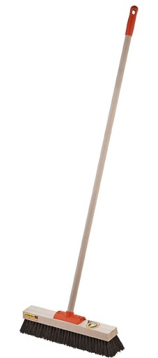 [MPH33878] Platform Broom - Brown, 610mm x 28mm x 1350mm, Stiff Bristles