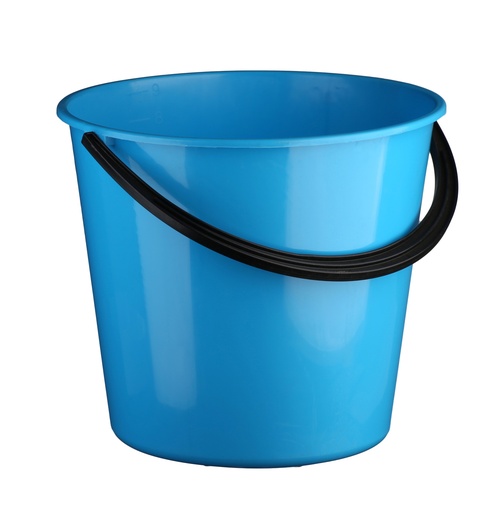 Round Bucket - Blue, 9.6L Capacity