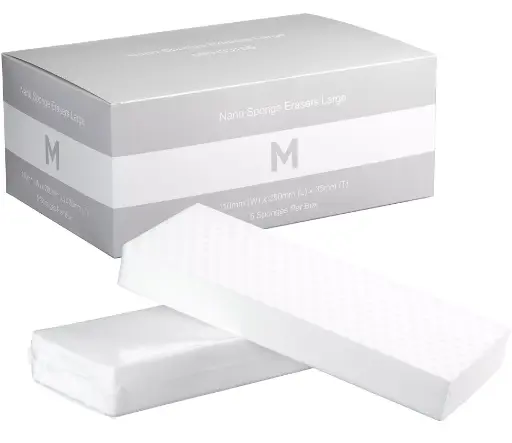 Nano Sponge Erasers Large - White, 110mm x 280mm x 35mm