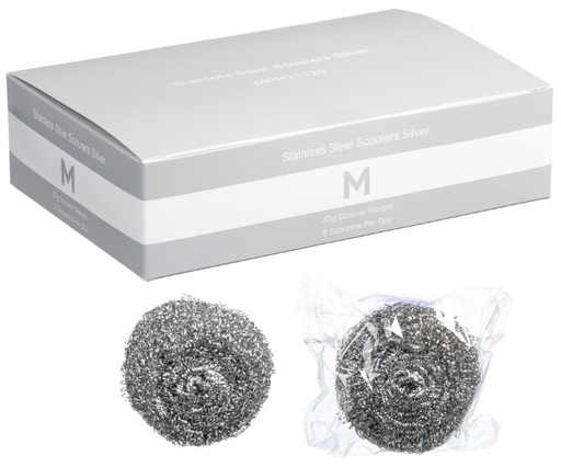 Stainless Steel Scourer - Silver, 30g Scourer Weight