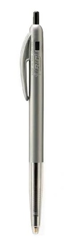 Bic Clic Ball Point Pen - Black, Medium 1.0mm Tip 10 Pens