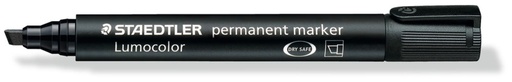 Staedtler Permanent Marker - Black, Chisel Tip 10 Markers