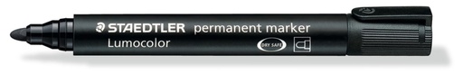 Staedtler Permanent Marker - Black, Bullet Tip 10 Markers