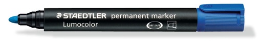Staedtler Permanent Marker - Blue, Bullet Tip 10 Markers