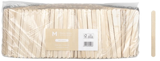 Wooden Beverage Stirrer Sticks - Natural, 10mm x 114mm Long, FSC 100%® 1000/Pack
