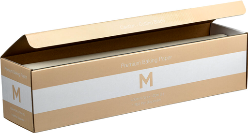 Premium Baking Paper Dispenser - White, 400mm x 120m, 45gsm *230C° Resistance     