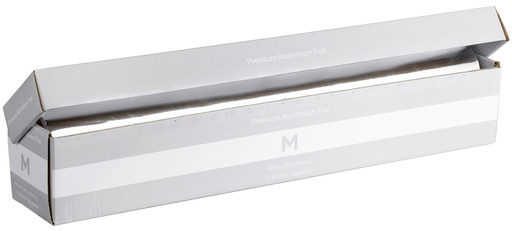 Premium Aluminium Foil Dispenser - Silver, 440mm x 90m x 13mu *Regular Duty 