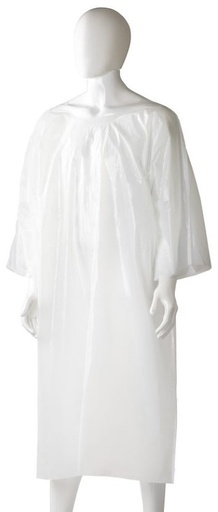 Polyethylene Splash Jacket - White, 800mm x 1300mm x 30mu 50 Jackets   