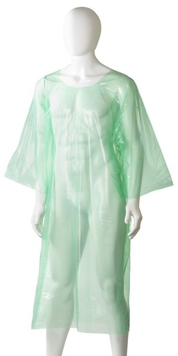 Polyethylene Splash Jacket - Green, 800mm x 1300mm x 30mu 50 Jackets    
