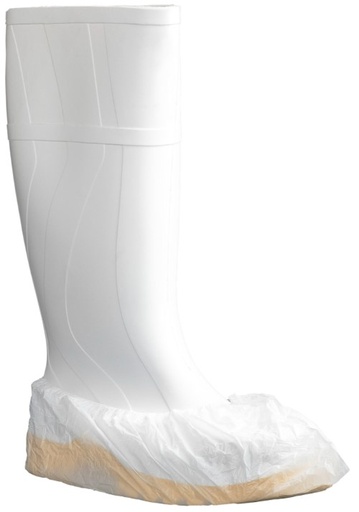 Polyethylene Shoe Covers - White, 200mm x 400mm, 3.5g 100 Covers/Pack