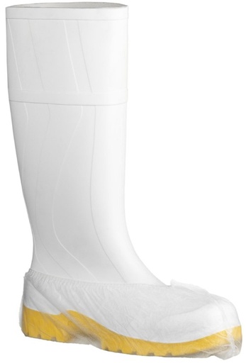 Polypropylene Shoe Covers - White, 200mm x 400mm, 25gsm 100 Covers/Pack